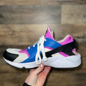 Used Nike Air Huarache mens size 10.5 Blue Jay Hyper Violet